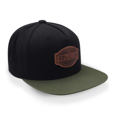 Gorra Rvca Emblem AVYHA00302 Snapback Negro Unitalla