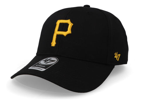 Gorra '47 MLB Pirates Raised Basic MVP Negro Unitalla