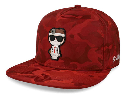 Gorra Viacci Doctor Camo Snap Rojo Unitalla