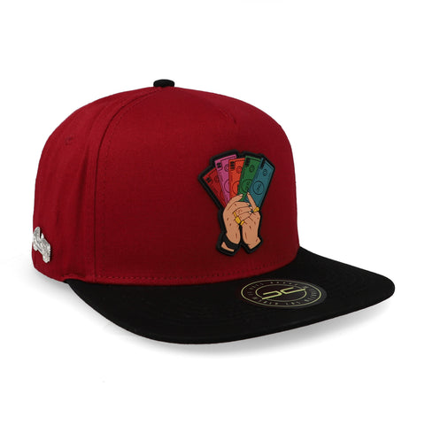 Gorra JC Hats Never Look 1865 Rojo Unitalla
