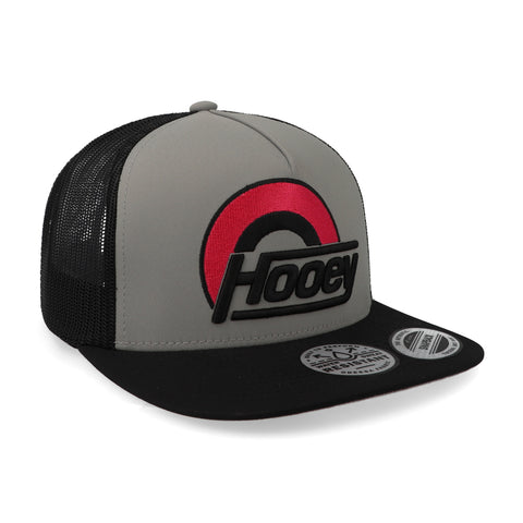 Gorra Hooey Suds 5 Panel Trucker Gris Negro Unitalla
