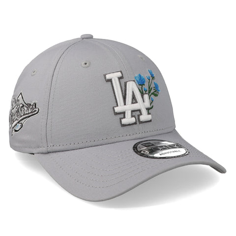 Gorra New Era 9 Forty MLB Dodgers Flower Icon Gris Unitalla