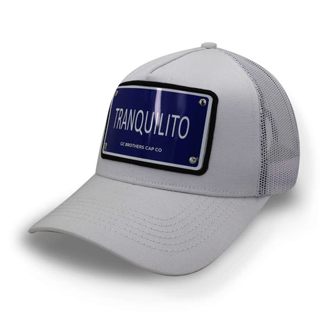 Gorra GC Brothers Tranquilito Trucker Blanco Unitalla