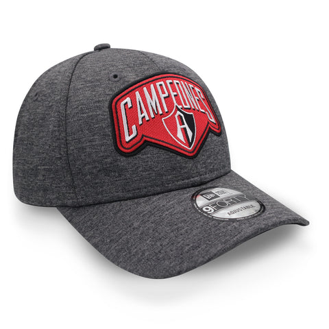 Gorra New Era 9 Forty LMX Atlas Campeón 2022 Gris Unitalla