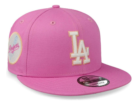 Gorra New Era 9 Fifty MLB Dodgers Pastel Patch Rosa Unitalla