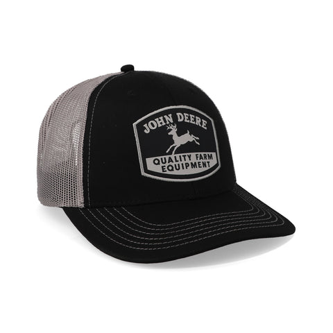 Gorra John Deere Black On Lp82936 Logo Gris Unitalla