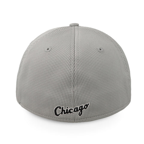Gorra New Era 39 Thirty MLB White Sox Curva Gris Cerrado