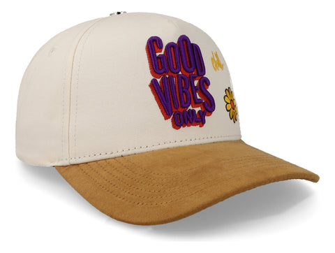 Gorra Clover Garments Good Vibes Beige Ss24 Unitalla