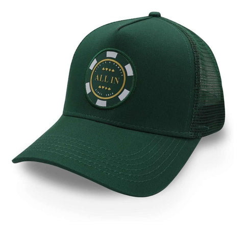 Gorra All In Pilot Trucker Verde Unitalla