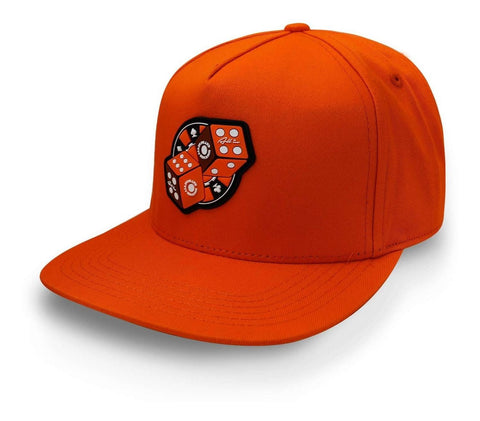 Gorra All In Dados Snap Back Naranja Unitalla
