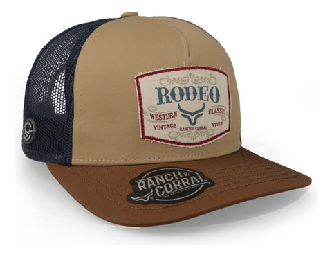 Gorra Ranch & Corral Rodeo 23 Rcrd23 Beige/café Unitalla