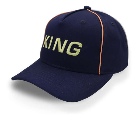 Gorra King London Stepney Curved Peak Azul Unitalla