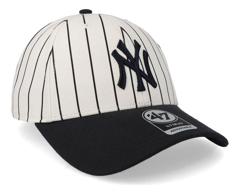 Gorra '47 MLB Yankees Pinstripe MVP Blanco Unitalla