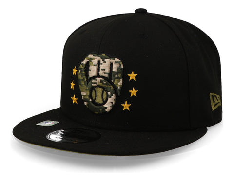 Gorra New Era 9 Fifty MLB Brewers Armed Forces 24 Unitalla