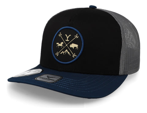 Gorra Ranch & Corral Yellowstone 14 Yw14 Azu Unitalla