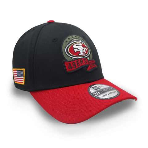 Gorra New Era 39 Thirty NFL 49ers Salute to Service Cerrada