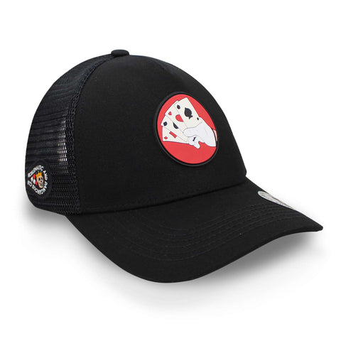 Gorra Problematic Chiquete Cartas Trucker Negro Unitalla