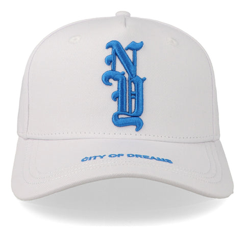 Gorra Overrated New York Blanca Azul Blanco Unitalla