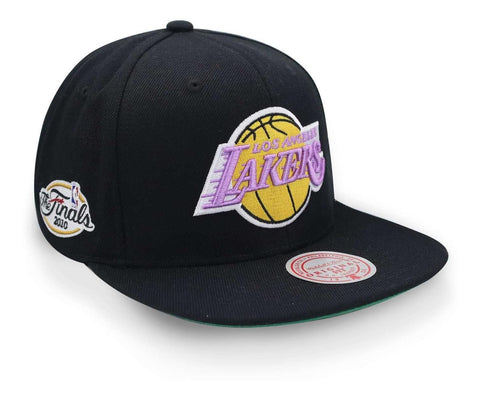 Gorra Mitchell & Ness Nba Lakers Top Spot Hhss2976 Negro Uni