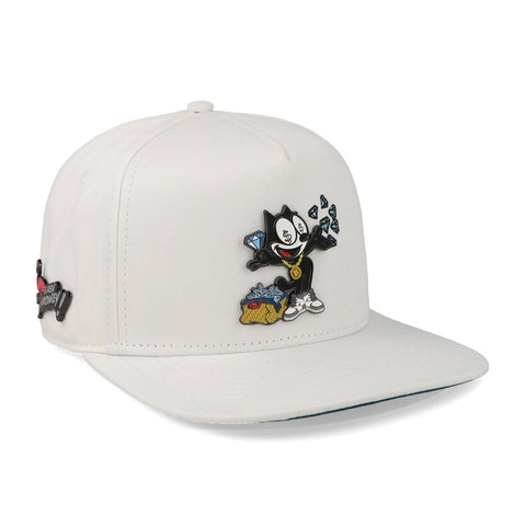 Gorra Cash Only 23 Felix Cat Blanco Unitalla