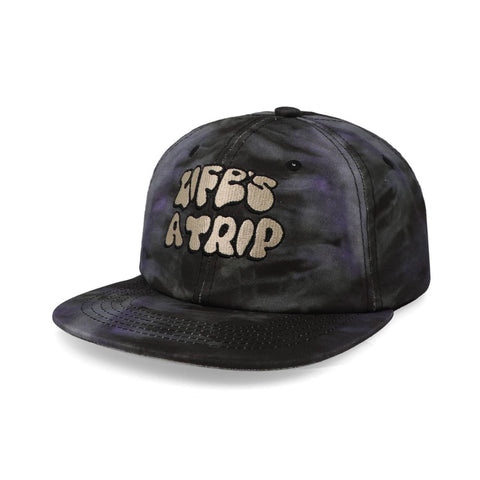 Gorra Rip N Dip Lifes A Trip 6 Panel Tie Dye Negro Uni