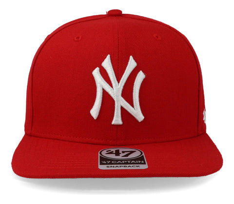 Gorra '47 MLB Yankees No Shot Captain Rojo Unitalla
