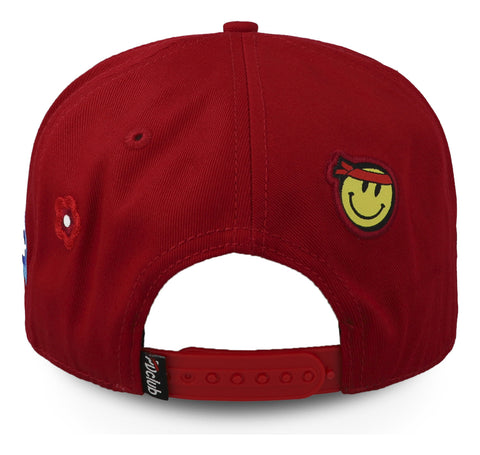Gorra Problematic Chiquete Good Things Curva Rojo Unitalla
