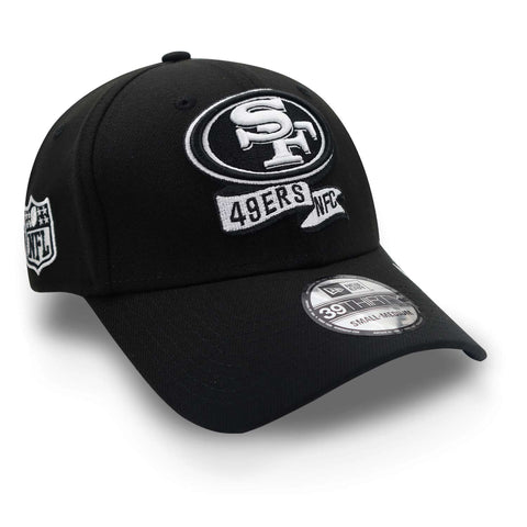 Gorra New Era 39 Thirty NFL 49ers Sideline 22 Negro Cerrada