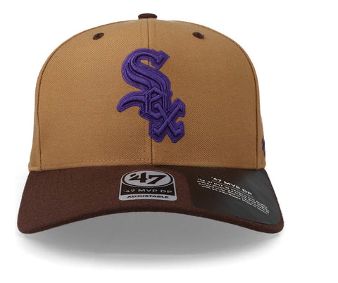 Gorra '47 MLB White Sox Replica MVP Cold Zone Camel Unitalla