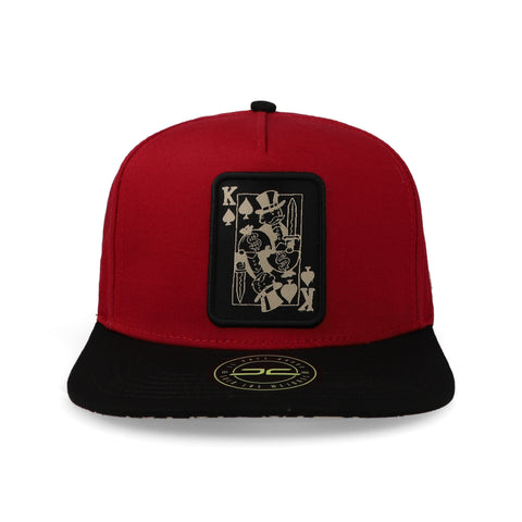 Gorra Jc Hats King Card 1851 Rojo Unitalla