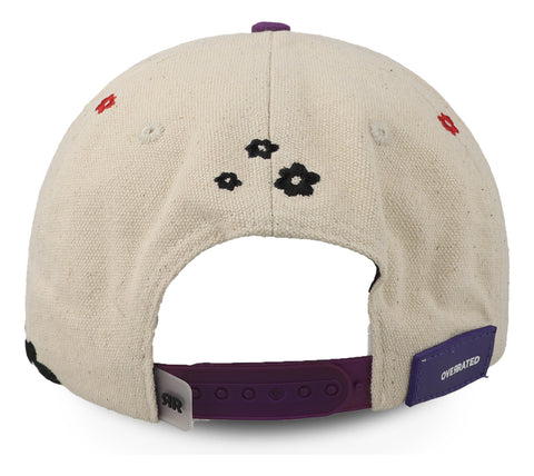 Gorra Overrated Flower Boots Beige Unitalla