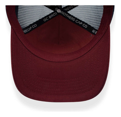 Gorra GC Brothers Go Ahead Make My Day Vino/marino Unitalla