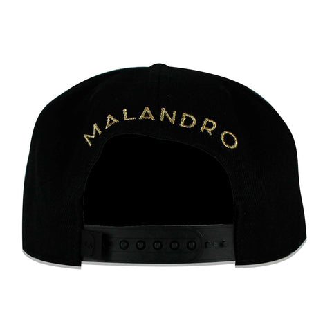 Gorra Malandro Snapback Famous II Negro/Dorado Unitalla