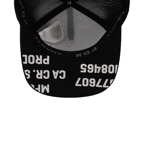 Gorra Fox Flexfit 32243-001 Race Negro Cerrada