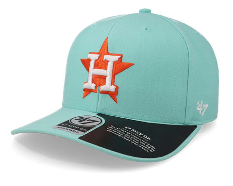 Gorra '47 MLB Astros No Shot MVP Turquesa Unitalla