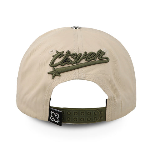 Gorra Clover Garments Ny Lacoste Verde Ss24 Beige Unitalla