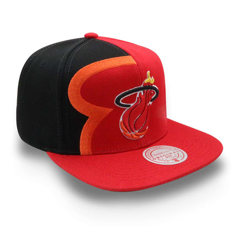 Gorra Mitchell & Ness NBA Retroline Heat Rojo Unitalla
