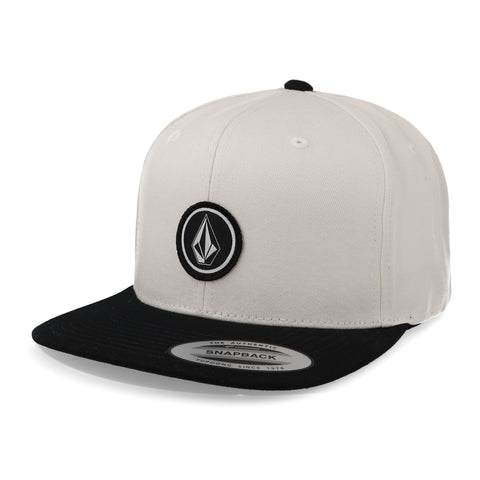 Gorra Volcom D5512322 Quarter Twill Blk Blanco Unitalla