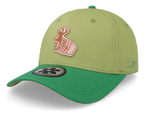 Gorra Jc Hats Coffee Lover 1893 Curve Verde Unitalla