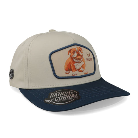 Gorra Ranch & Corral Dog Breeds Bulldog Natural Unitalla