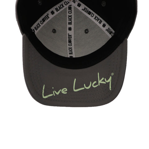 Gorra Black Clover Premium Clover 101 Gris Verde Cerrada