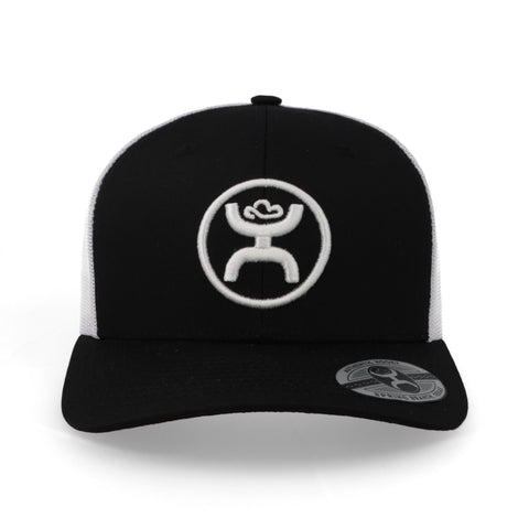 Gorra Hooey Classic 6 Panel Mid-Profile Negro/Blanco
