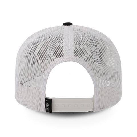 Gorra Hooey Classic 6 Panel Mid-Profile Negro/Blanco