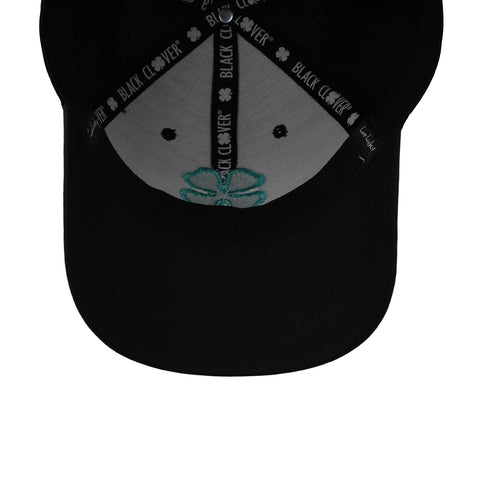 Gorra Black Clover Vertex 2 BCS4V2059 Negro/Aqua Cerrado