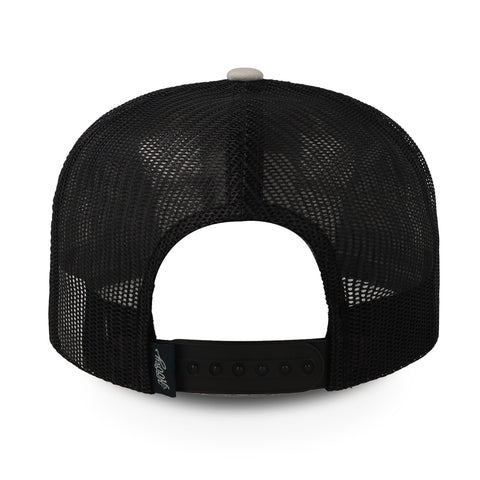 Gorra Hooey 6 Panel Mid-Profile Beige/Negro Unitalla