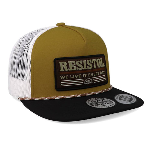 Gorra Hooey Resistol Beige Blanca Unitalla