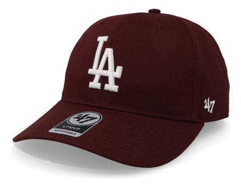 Gorra '47 MLB Dodgers Raised Basic MVP Guinda Unitalla