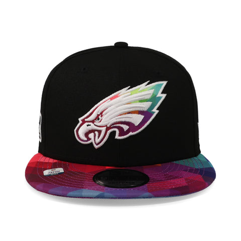 Gorra New Era 9 Fifty NFL Eagles Crucial Catch 23 Negro Unitalla