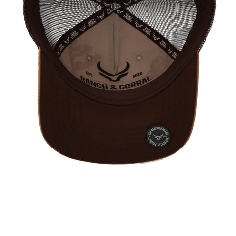 Gorra Ranch & Corral Basic 04 Rccb04 Cafe Unitalla