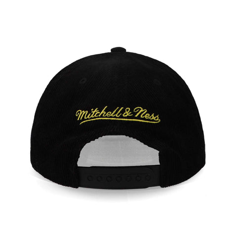Gorra Mitchell & Ness NBA Cord Script Snap Warriors Negro
